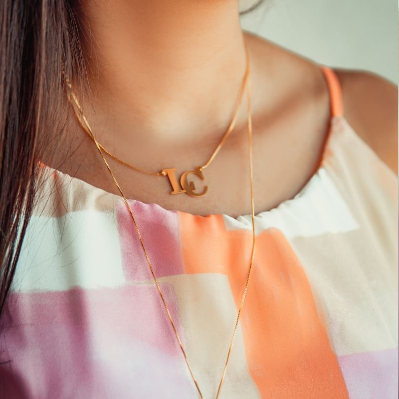 Colar Monograma (item personalizado, ler a descrição)