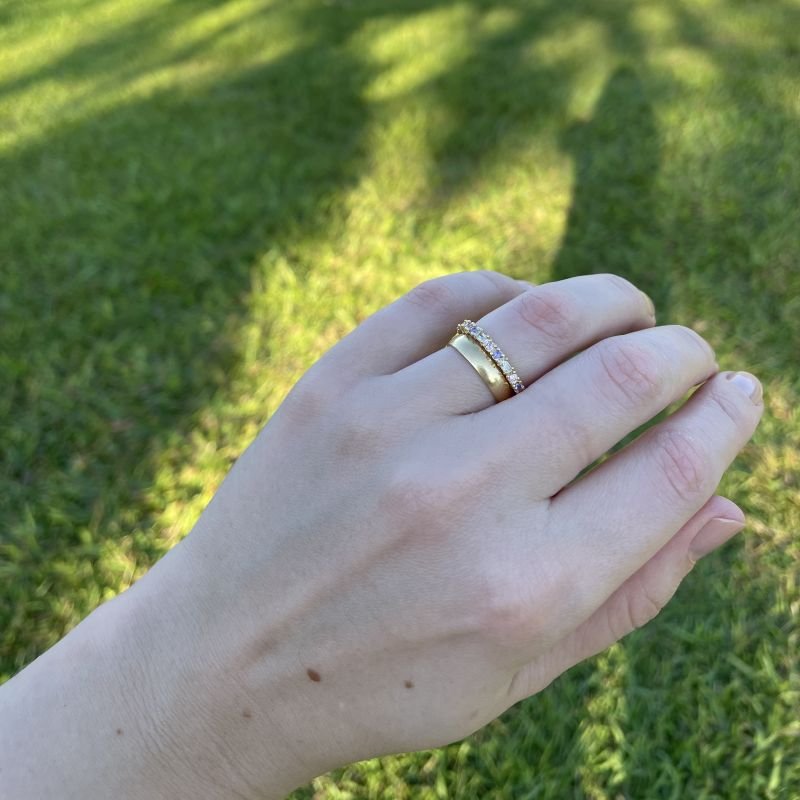 Anel Princesa folheado a ouro 18k