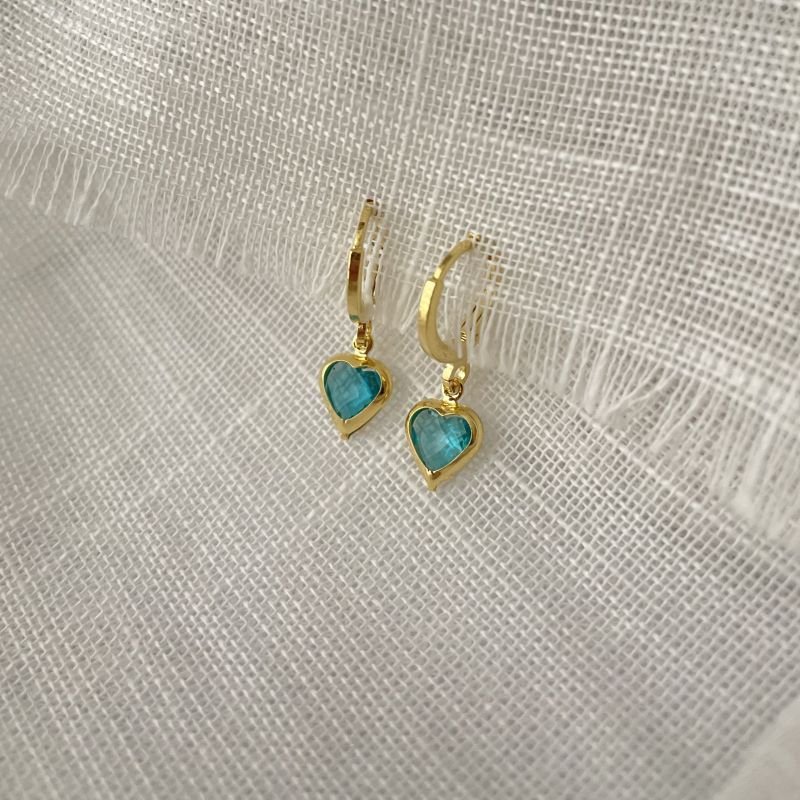 Argola Brisa do Amor folheada a ouro 18k