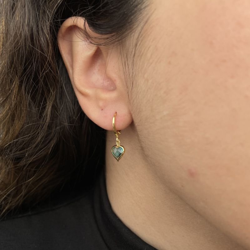 Argola Brisa do Amor folheada a ouro 18k