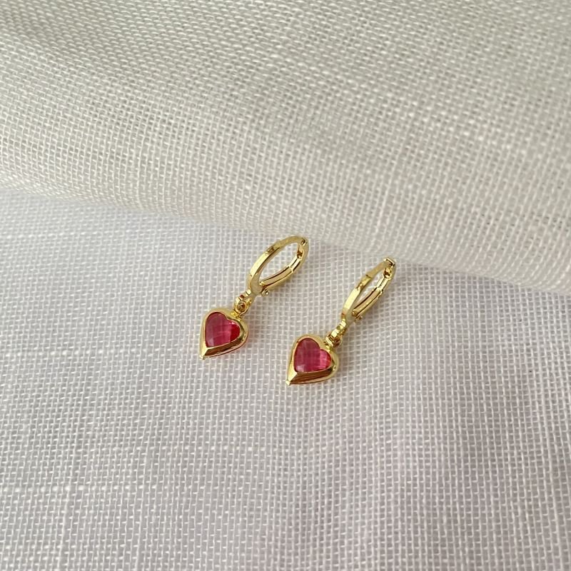 Argola Doce Paixão folheada a ouro 18k