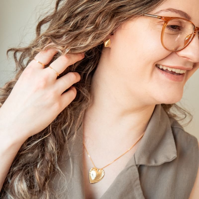 Brinco Mil e Uma Versões folheado a ouro 18k