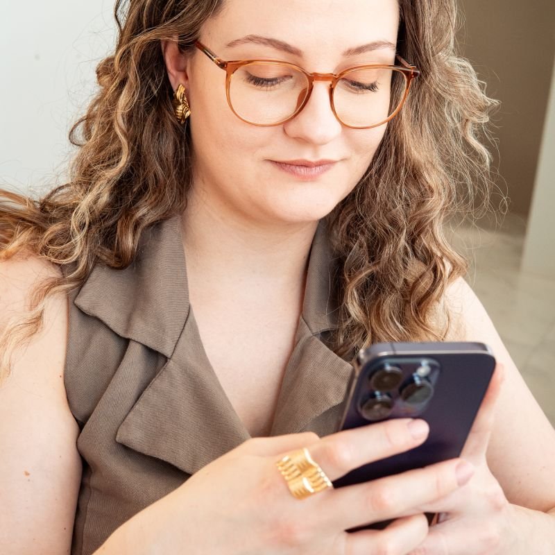 Brinco BOSS folheado a ouro 18k