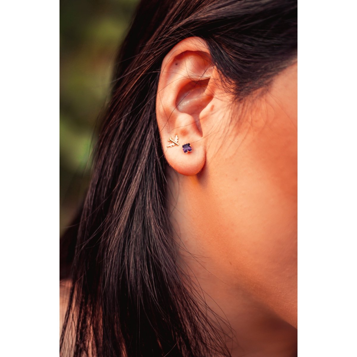Brinco Liberdade folheado a ouro 18k