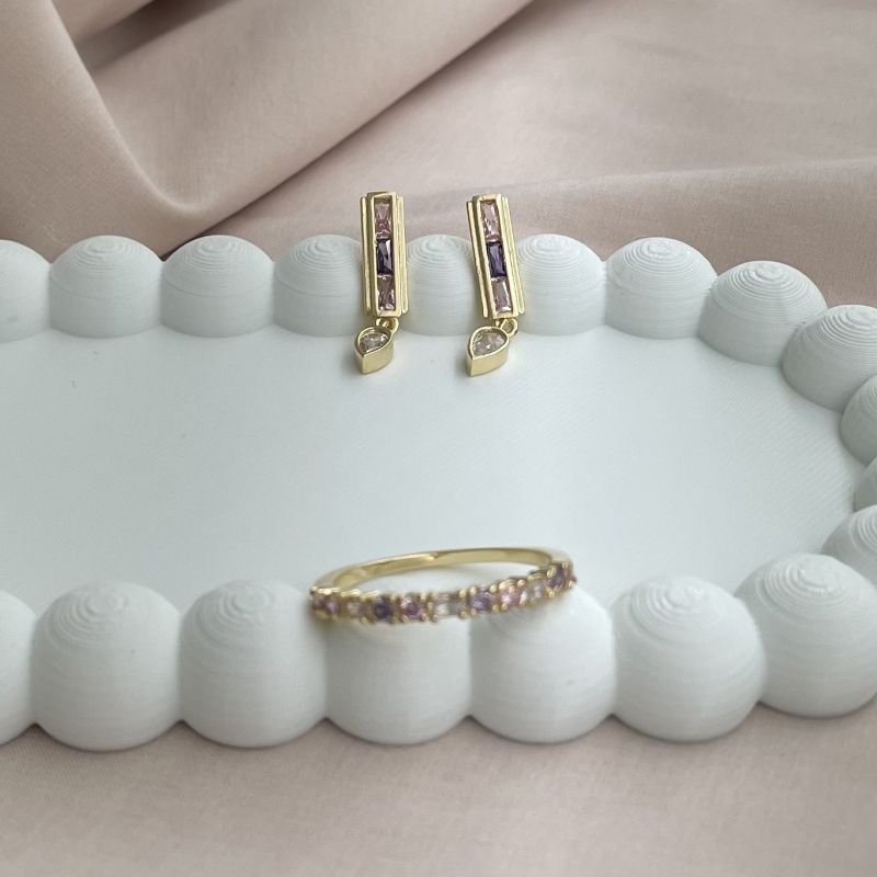 Brinco Princesa folheado a ouro 18k