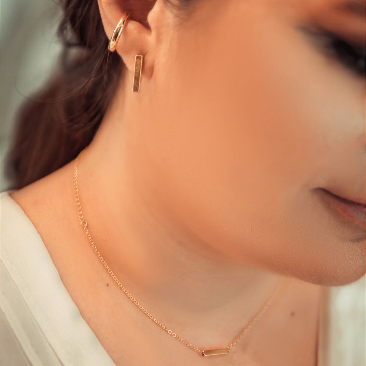 Choker de Barrinha folheada a ouro 18k (Keth 108 nosso apê)
