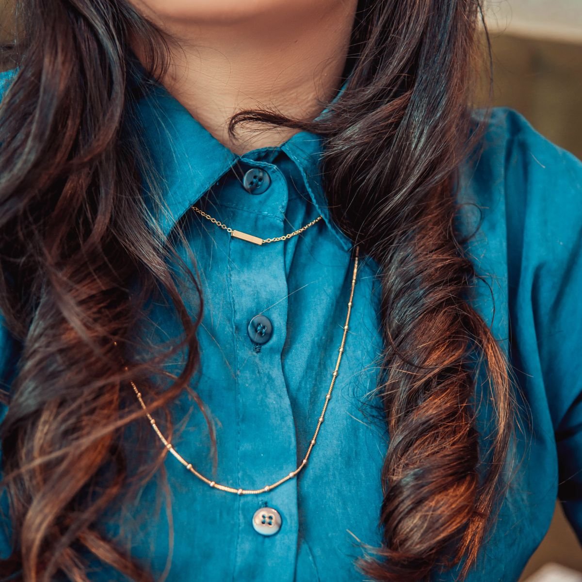 Choker de Barrinha folheada a ouro 18k (Keth 108 nosso apê)