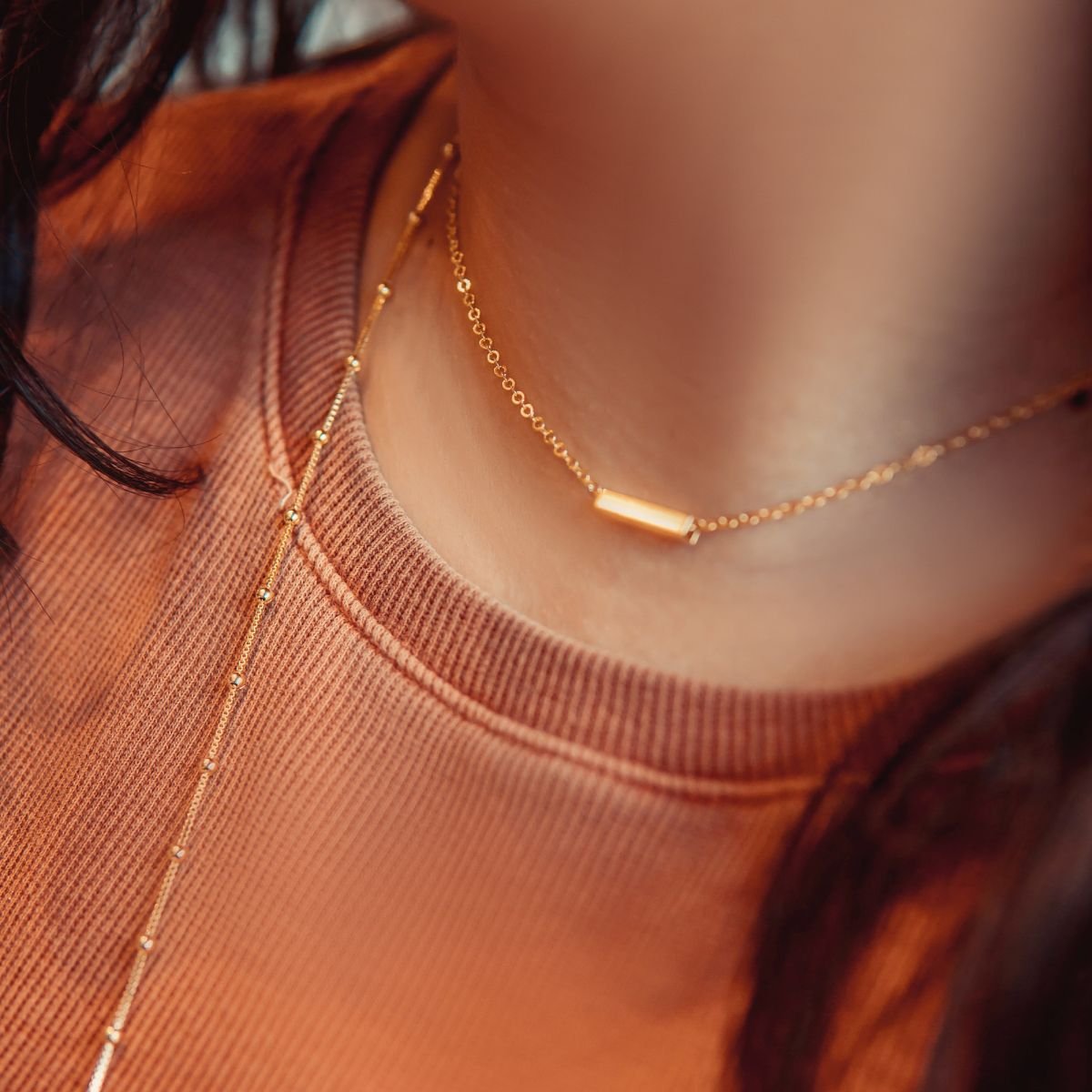 Choker de Barrinha folheada a ouro 18k (Keth 108 nosso apê)