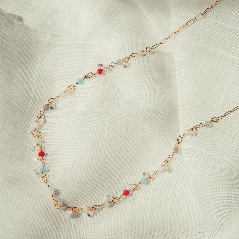Choker Virada 2025 folheada a ouro 18k