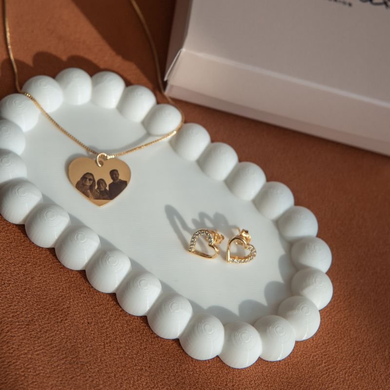 Colar Amor Infinito com imagem e frase - 2 dias úteis para envio