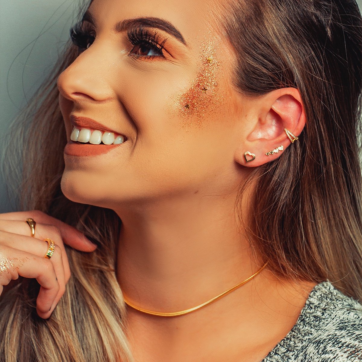 Colar de Fio Alemão folheado a ouro 18k