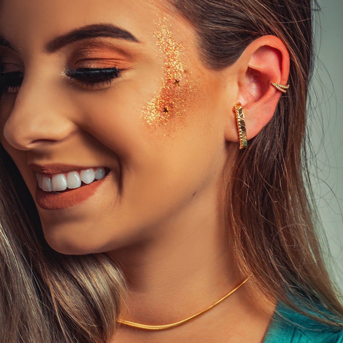 Colar de Fio Alemão folheado a ouro 18k