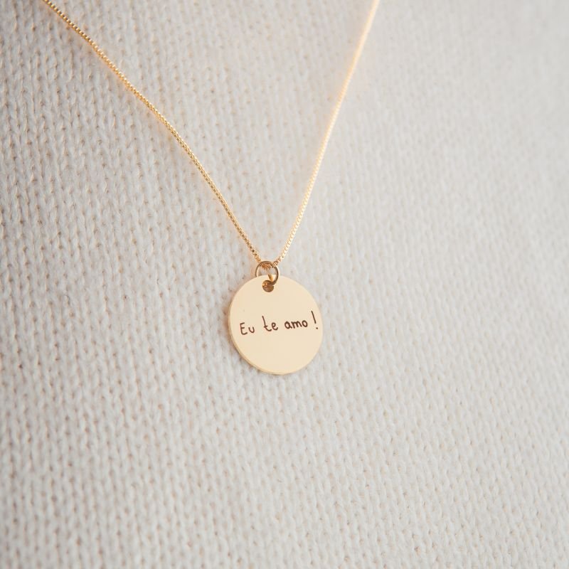 Colar In Love folheado a ouro 18k
