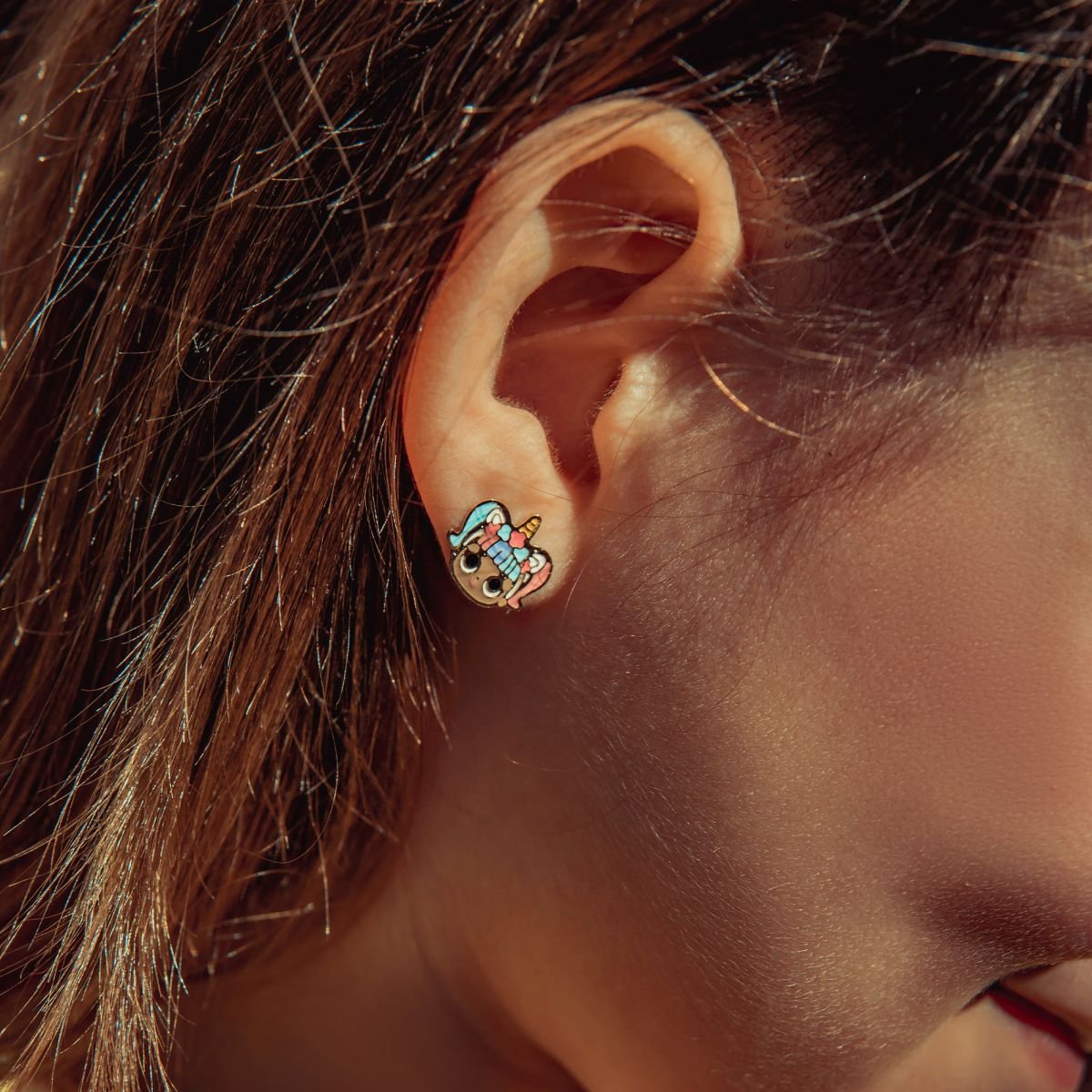 Colar infantil LOL folheado a ouro 18k