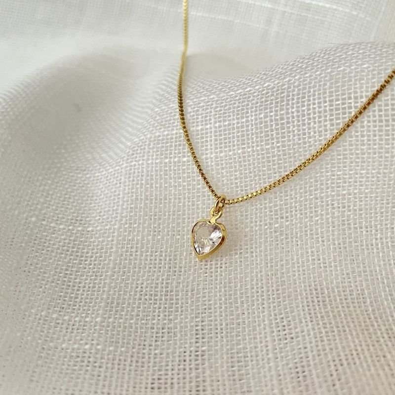 Colar Luz do Amor folheado a ouro 18k