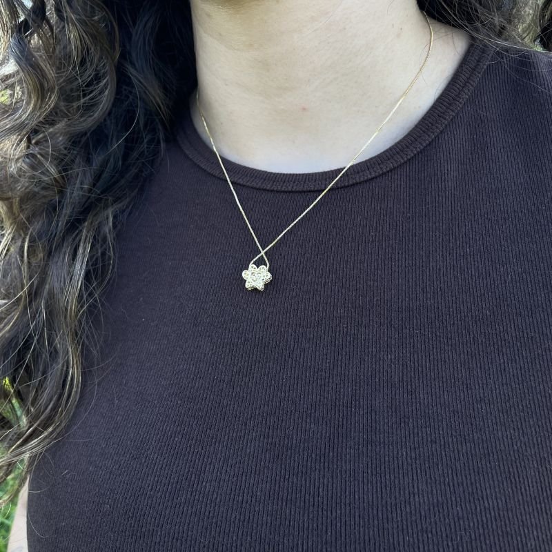 Colar Patinha Love Pet folheado a ouro 18k