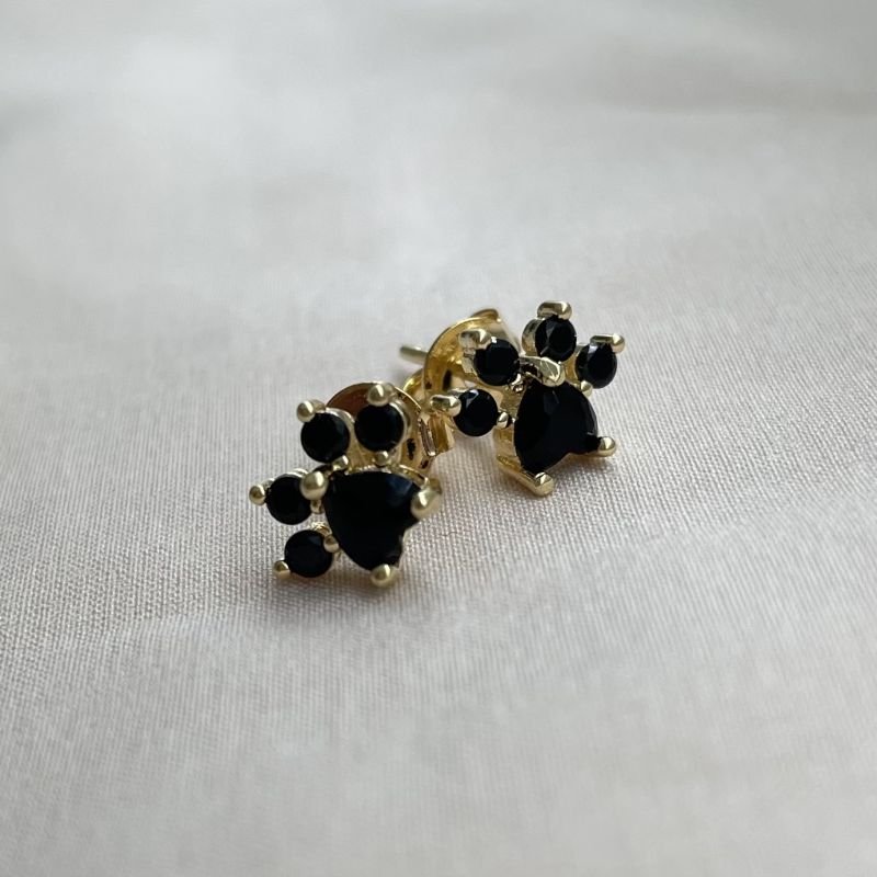 Conjunto Love Pet folheado a ouro 18k