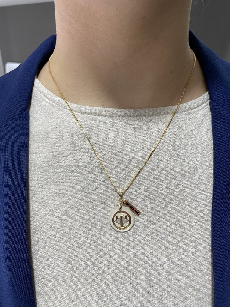 Corrente Veneziana 50cm folheada a ouro 18k