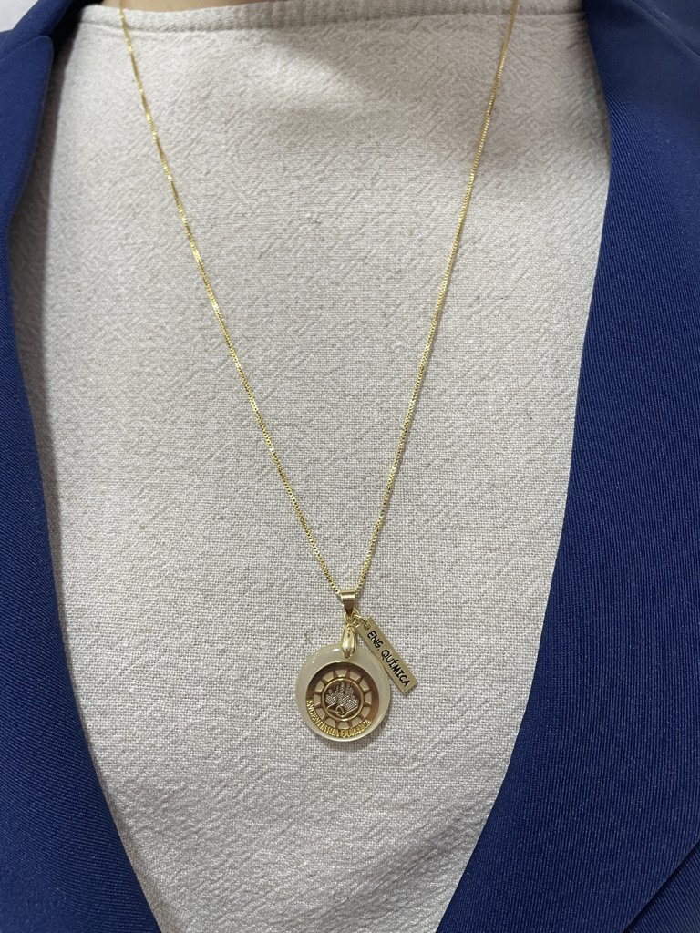 Corrente Veneziana 70cm folheada a ouro 18k