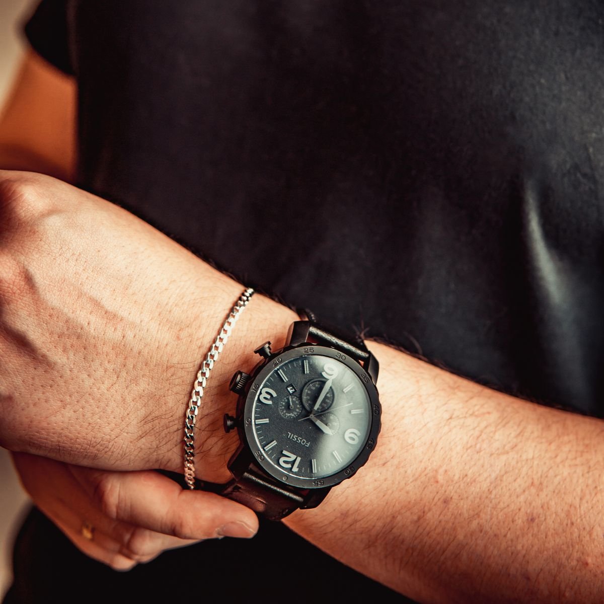 Pulseira de Elos Groumet em prata 925