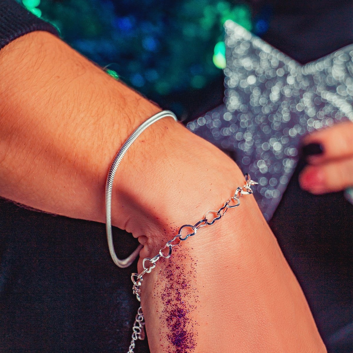 Pulseira Fio Alemão folheada a prata