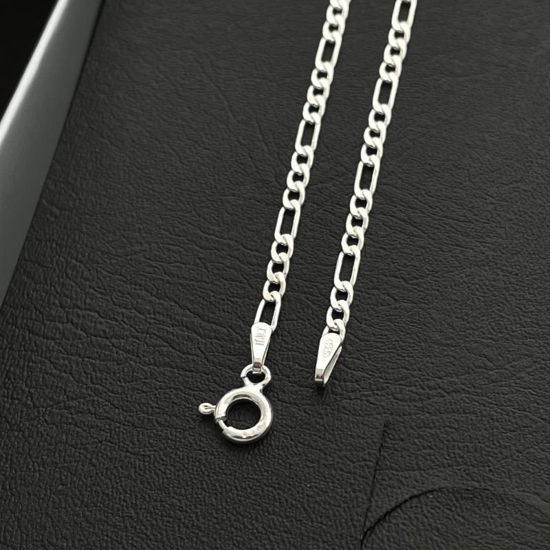 Pulseira Elos Fígaro 3x1 prata 925