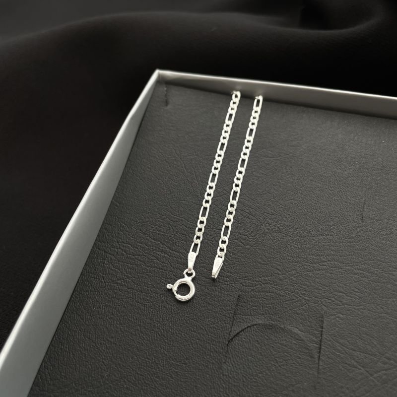 Pulseira Elos Fígaro 3x1 prata 925