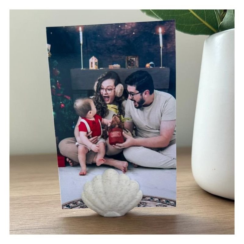 Suporte de concha + foto